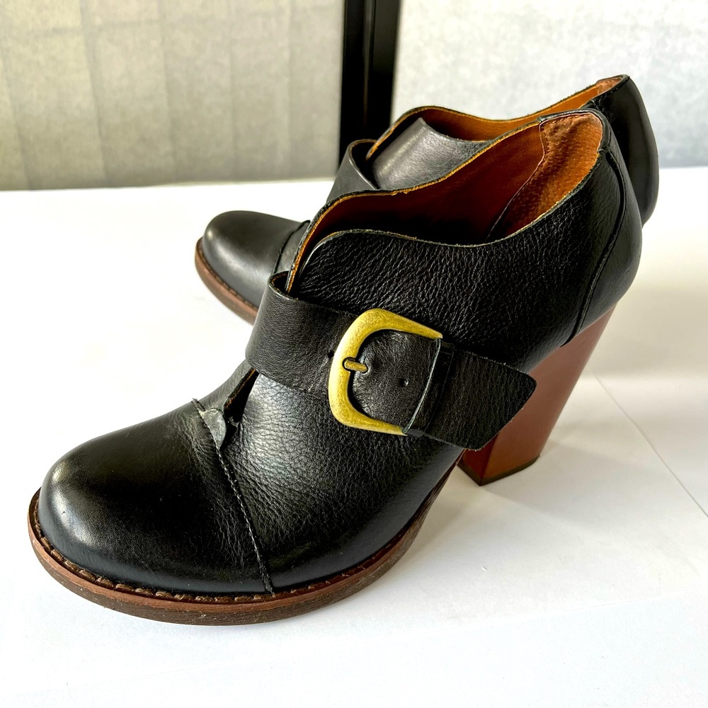 Korks Baroque booties black, 8.5